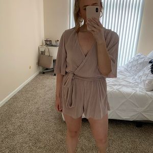 TOBI Rose Gold Romper